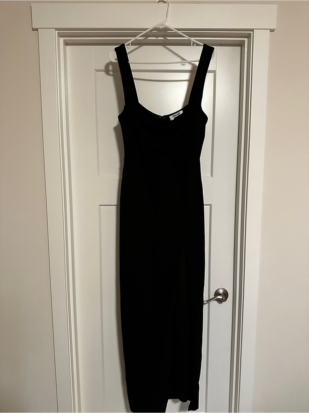 Showpo Black Maxi Slip Dress